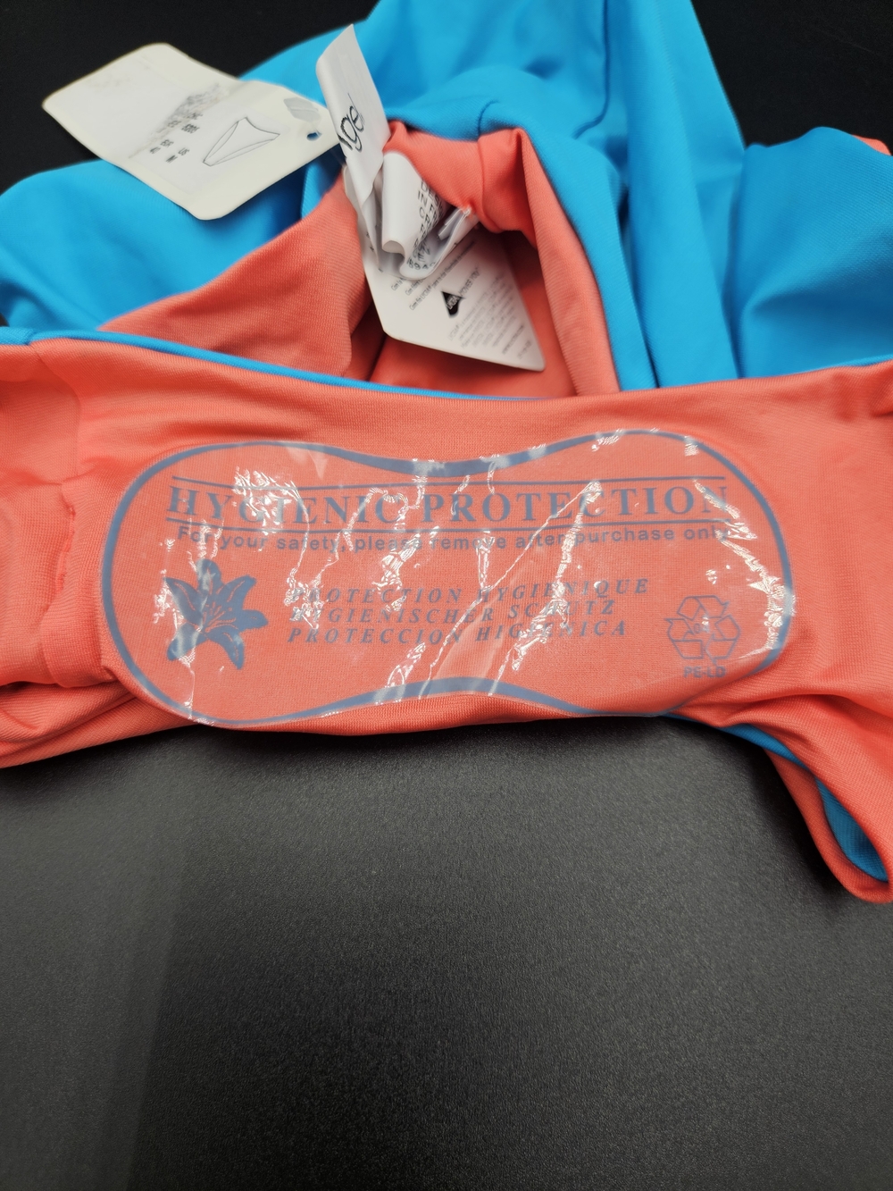 Antigel by Lise Charmel Reversible Bikini Bottom Blue Coral High Waist Med NWT - Picture 5 of 7